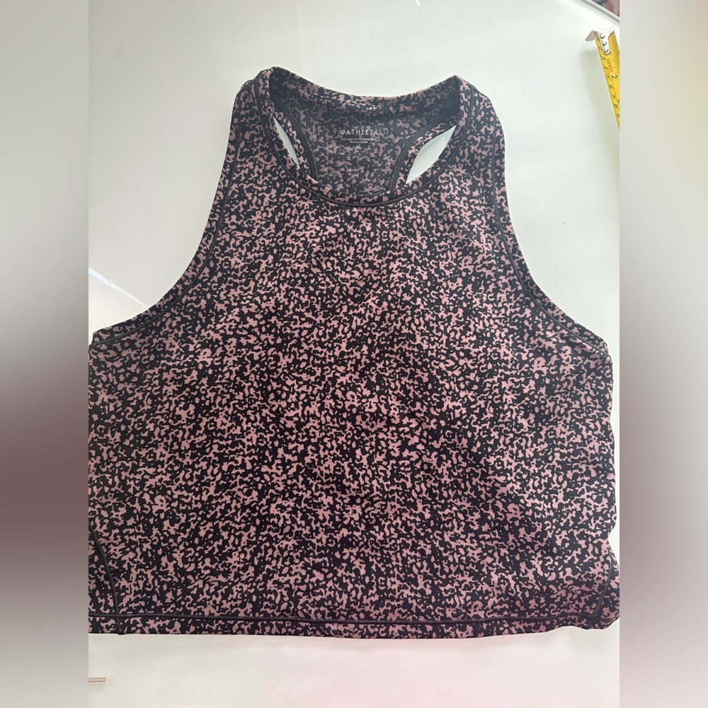 Athleta Black and Pink Tank Top
